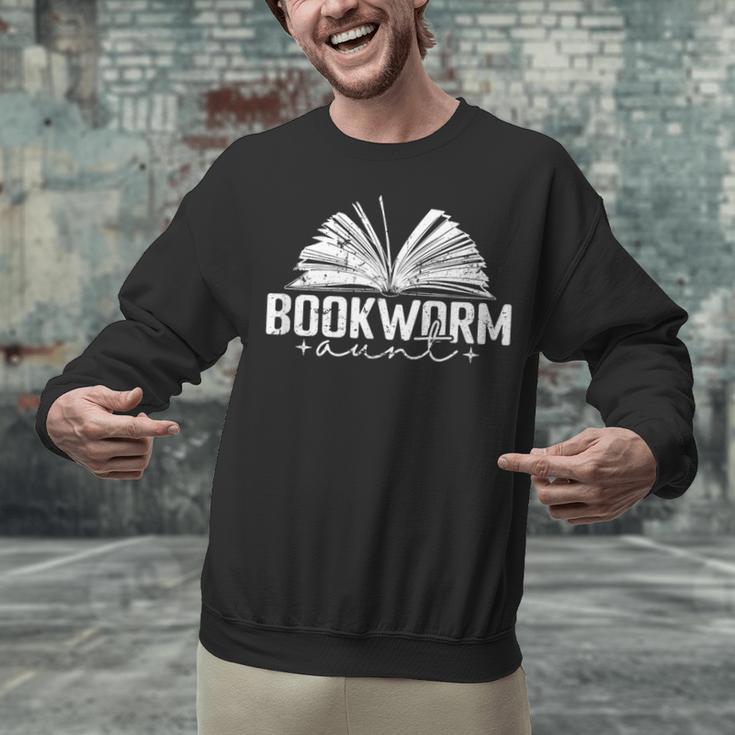 Bookworm Aunt Reading Lover Unisex Sweatshirt Bookworm Aunt Reading Lover Unisex Sweatshirt