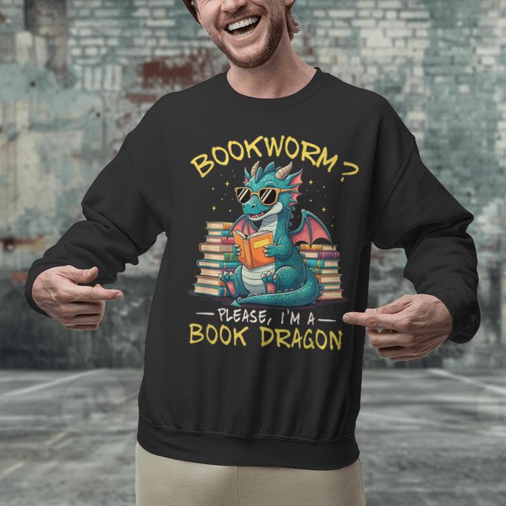 Bookworm I'm A Book Dragon Reading Books Bookish Book Lover Unisex Sweatshirt Bookworm I'm A Book Dragon Reading Books Bookish Book Lover Unisex Sweatshirt