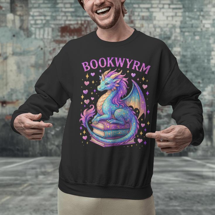 Bookwyrm Just a Girl Who Loves Dragons Books Dragon Reader Unisex Sweatshirt