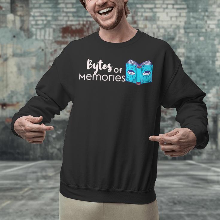 Bytes Of Memories Digital Nostalgia Concept Line Unisex Sweatshirt Bytes Of Memories Digital Nostalgia Concept Line Unisex Sweatshirt