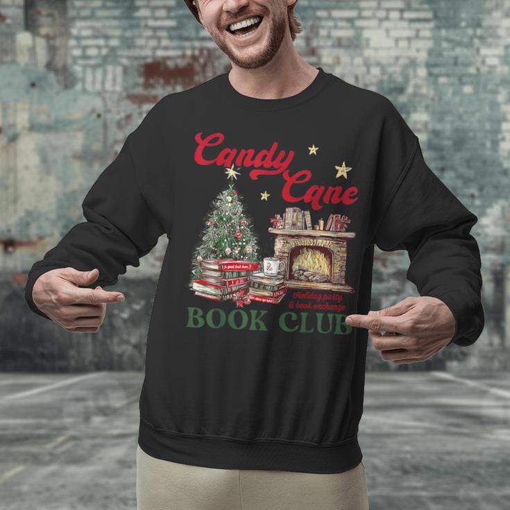 Candy Cane Book Club Holiday Party & Book Exchange Unisex Sweatshirt Candy Cane Book Club Holiday Party & Book Exchange Unisex Sweatshirt