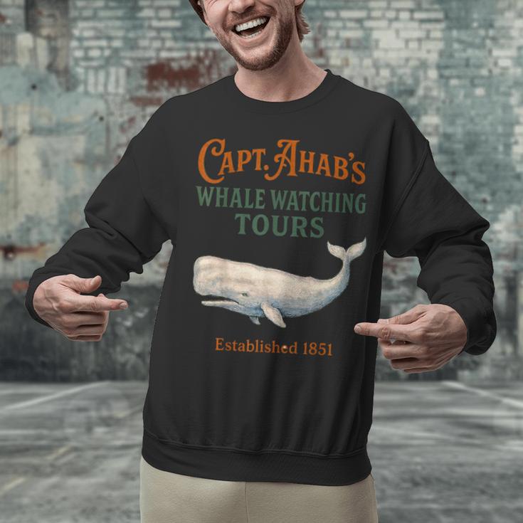 Captain Ahab’s Whale Watching Tours – Moby Book Parody Unisex Sweatshirt Captain Ahab’s Whale Watching Tours – Moby Book Parody Unisex Sweatshirt