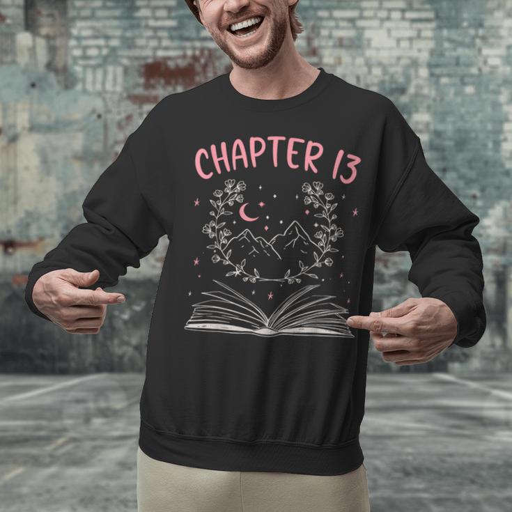 Chapter 13 Birthday Reading Book Lovers 13 Year Old Unisex Sweatshirt Chapter 13 Birthday Reading Book Lovers 13 Year Old Unisex Sweatshirt