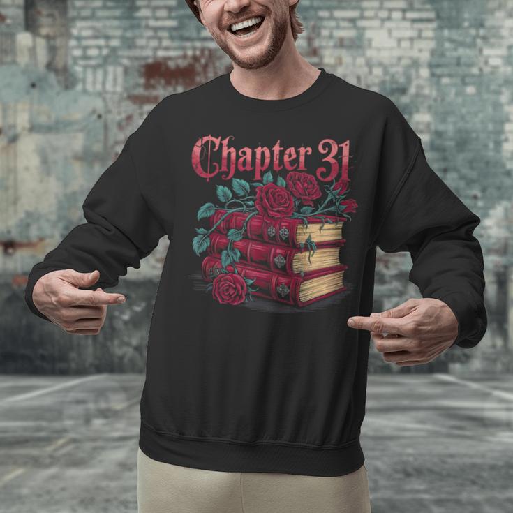 Chapter 31 Gothic 31st Birthday Book Lover Dark Romance Unisex Sweatshirt