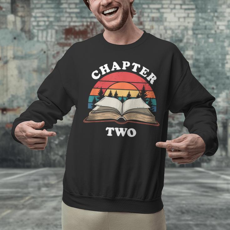 Chapter Two Book Reading 2nd Birthday 2 Year Old Unisex Sweatshirt