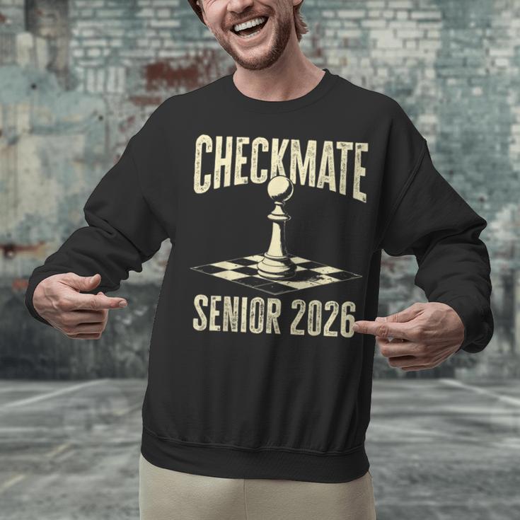 Checkmate Senior 2026 Chess Piece Class Of 2026 Graduation Unisex Sweatshirt