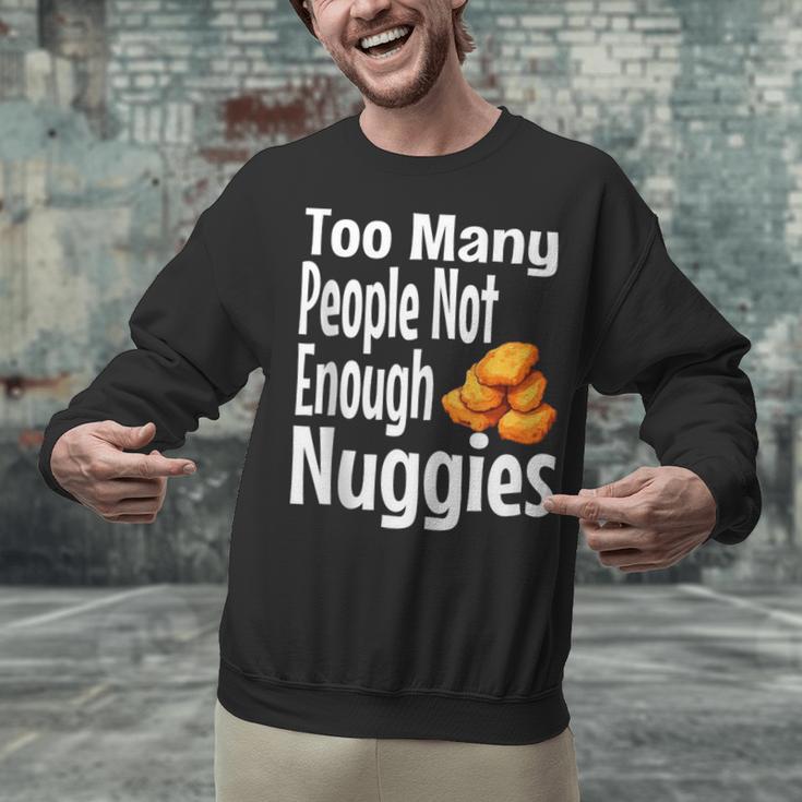 Chicken Nugget Saying Introvert Nuggie Foodie Food Unisex Sweatshirt Chicken Nugget Saying Introvert Nuggie Foodie Food Unisex Sweatshirt
