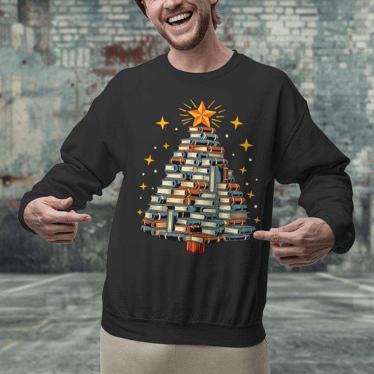 Christmas Tree Books Unisex Sweatshirt