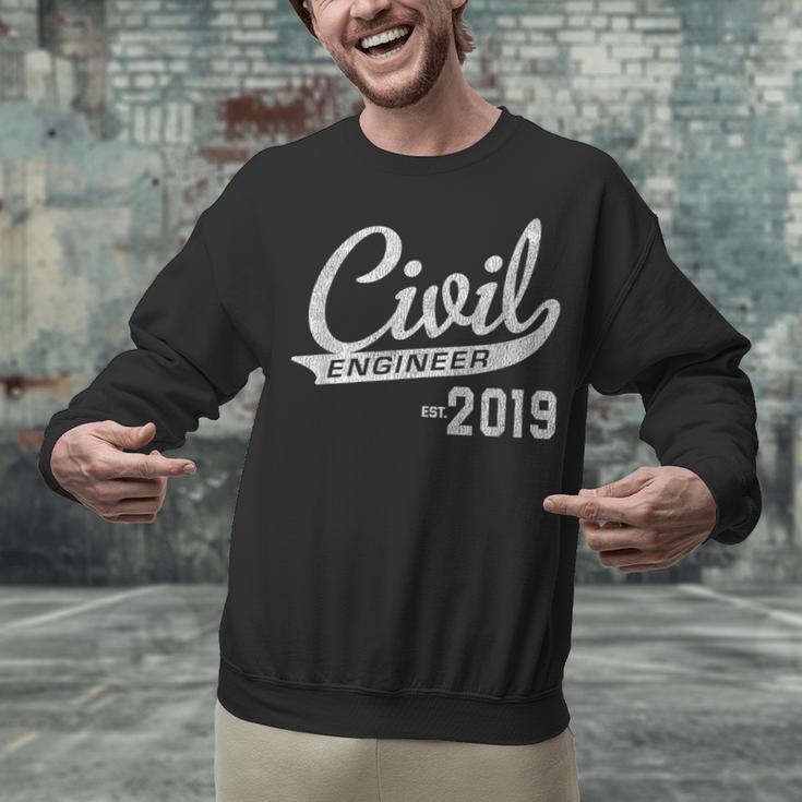 Civil Engineer Est 2019 Graduation Unisex Sweatshirt