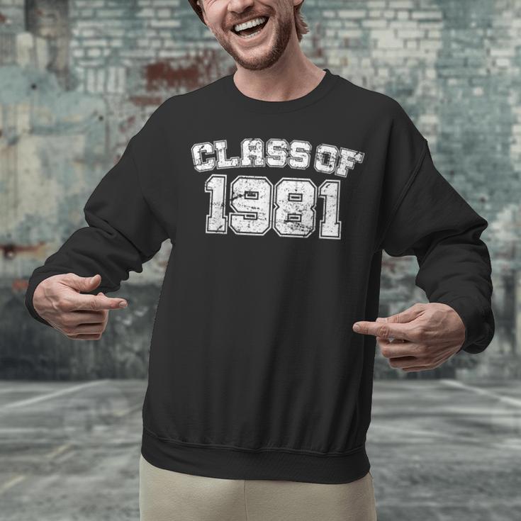 Class Of 1981 School Tee Shirt Graduation Class Party Unisex Sweatshirt