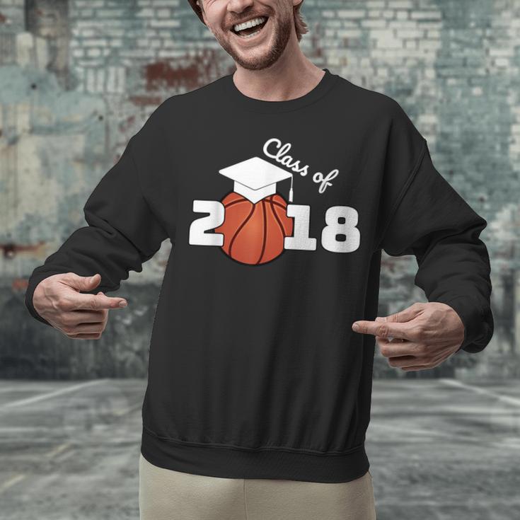 Class Of 2018 Basketball Senior Graduation Shirt Grad Unisex Sweatshirt