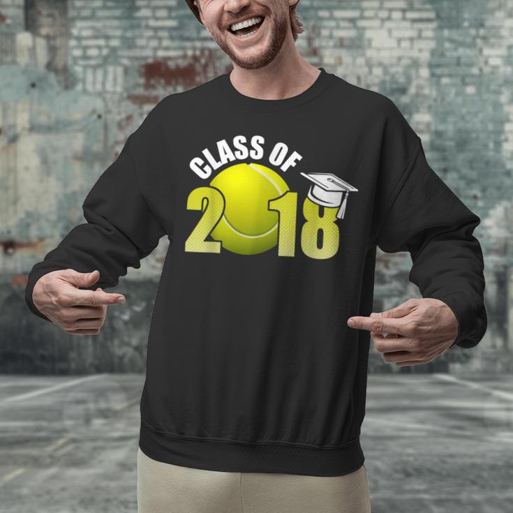 Class Of 2018 Shirts Graduation Senior Tennis Shirt Unisex Sweatshirt