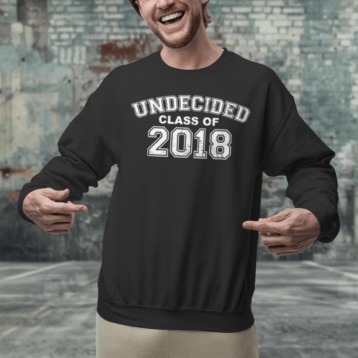 Class Of 2018 UNDECIDED High School Graduation Unisex Sweatshirt