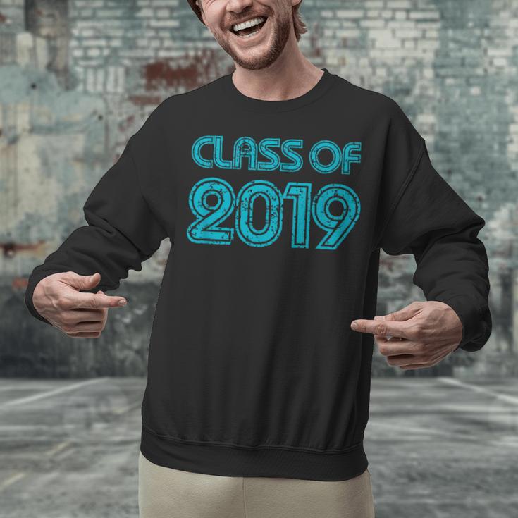 Class Of 2019 High School Graduation Teal Senior Unisex Sweatshirt