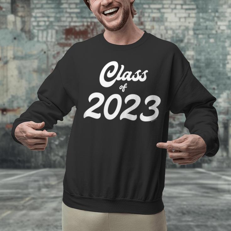 Class Of 2023 Graduation School Spirit Her Senior Script Unisex Sweatshirt