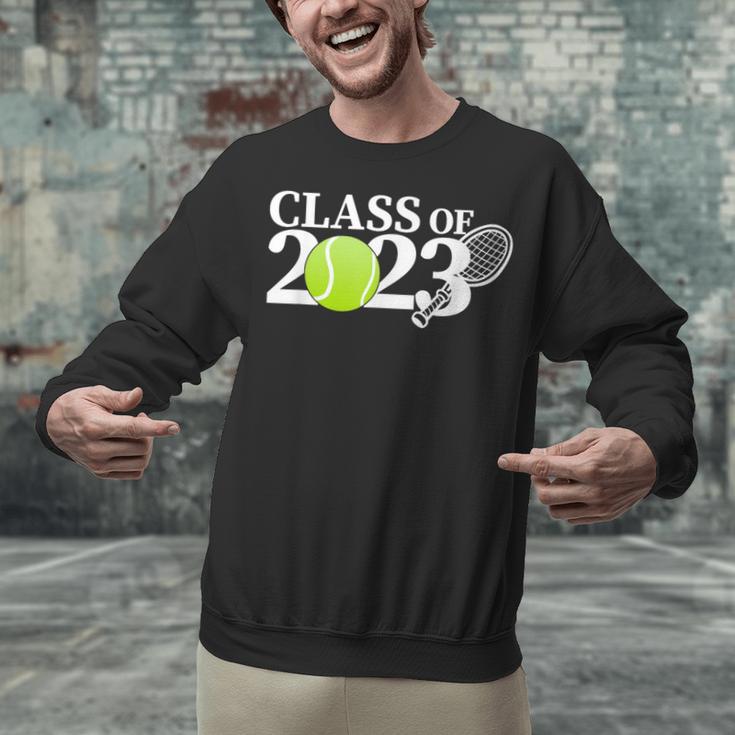 Class Of 2023 Graduation Senior Tennis Player Unisex Sweatshirt