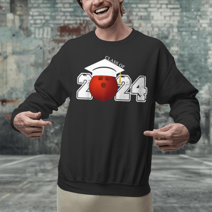 Class Of 2024 Graduation For Him Her Bowling Sports Unisex Sweatshirt