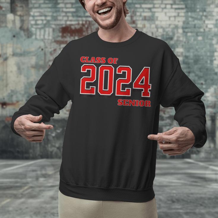 Class Of 2024 Senior Back To School Vintage Graduation Tee Unisex Sweatshirt
