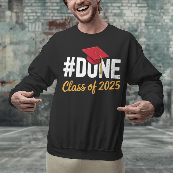 Class Of 2025 Graduation Hashtag DONE Graduate Unisex Sweatshirt