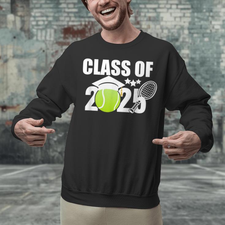 Class Of 2025 Graduation Senior Tennis Player Unisex Sweatshirt