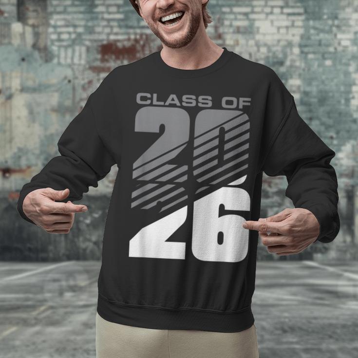 Class Of 2026 High School Senior Graduation Grey Sport Style Unisex Sweatshirt
