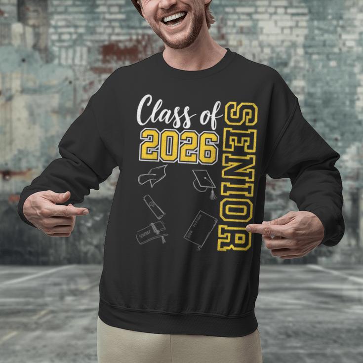 Class Of 2026 Senior 26 High School Graduation -Gold Unisex Sweatshirt
