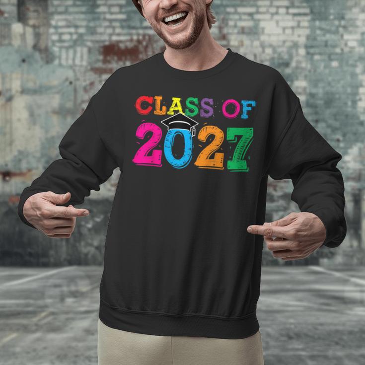 Class Of 2027 Shirt For Boys And Girls Fun 2027 Graduation Unisex Sweatshirt