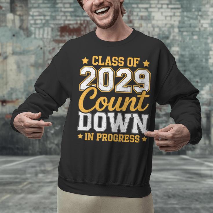 Class Of 2029 Count Down Fun First Day 8th Grade Graduation Unisex Sweatshirt
