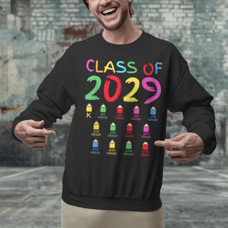 Class Of 2029 Senior Class 2029 Idea Graduation Grow With Me Unisex Sweatshirt