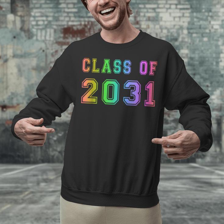 Class Of 2031 High School Graduation Date Kindergarten Shirt Unisex Sweatshirt