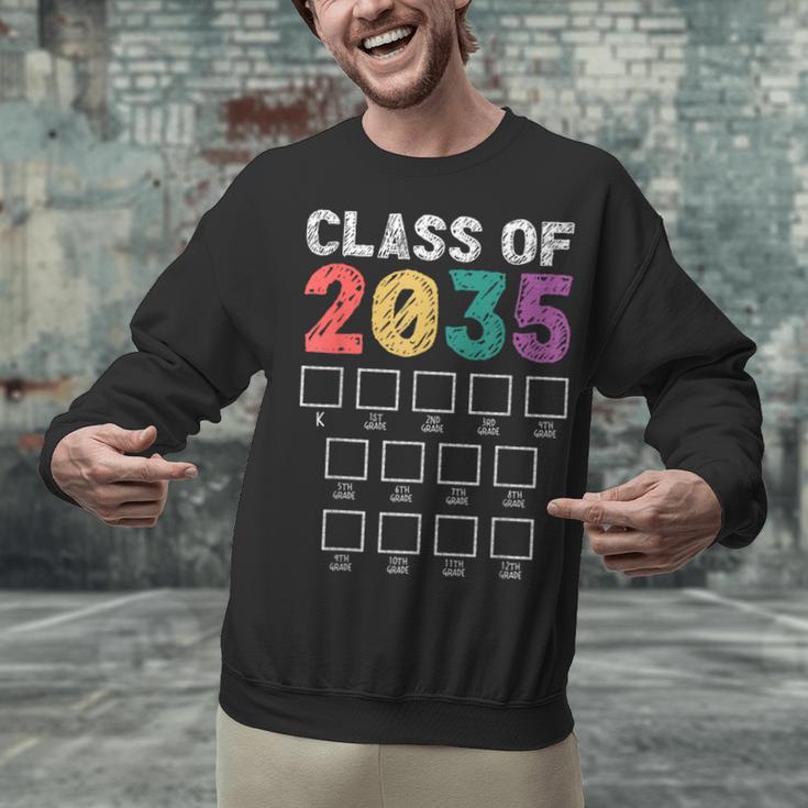 Class Of 2035 Graduation Check List Unisex Sweatshirt