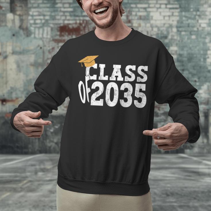 Class Of 2035 Grow With Me Boy Girl First Day Of Graduation Unisex Sweatshirt