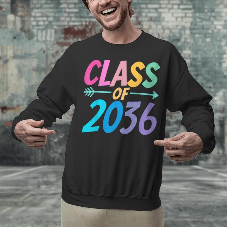 Class Of 2036 First Day Kindergarten Grow With Me Graduation Unisex Sweatshirt