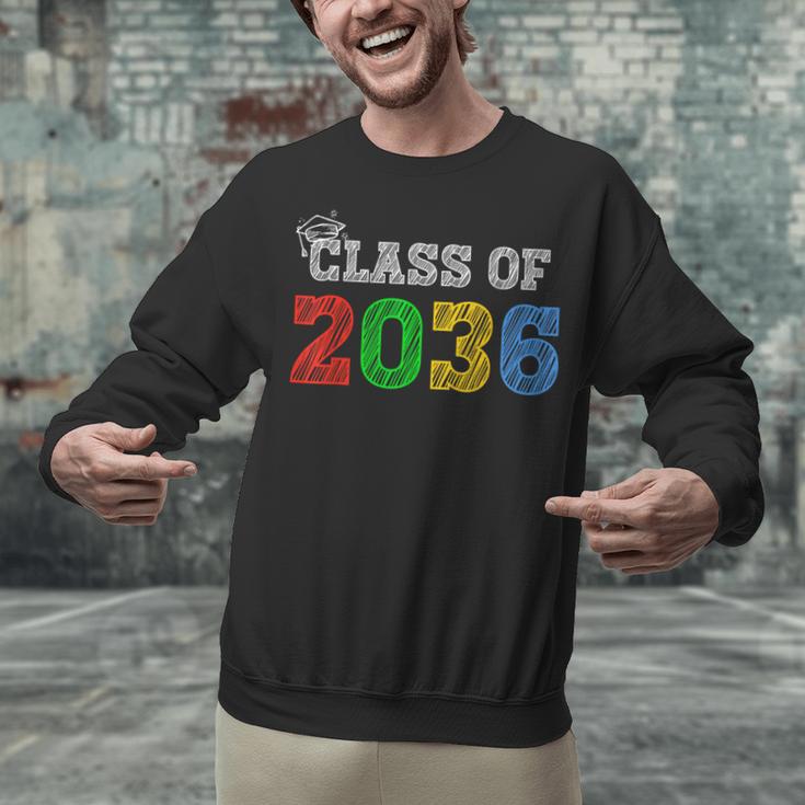 Class Of 2036 Grow With Me Graduation First Day Of School Unisex Sweatshirt