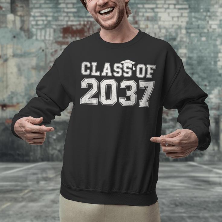 Class Of 2037 Kindergarten To Graduation First Day Of School Unisex Sweatshirt
