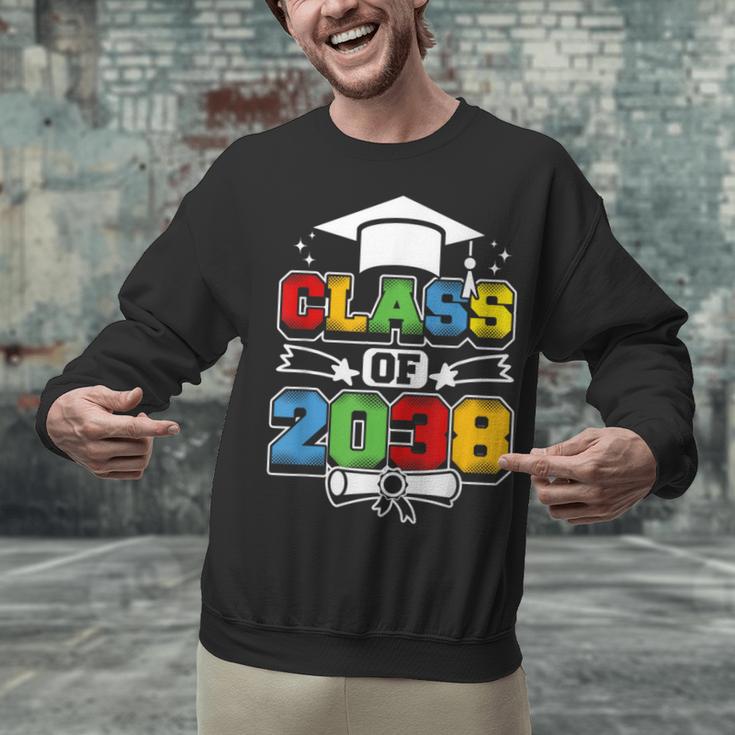 Class Of 2038 First Day Of School & Graduation 2038 Unisex Sweatshirt