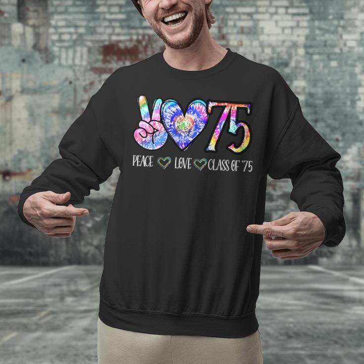 Class Of 75 1975 50th Class Reunion Tie Dye Graduation Items Unisex Sweatshirt
