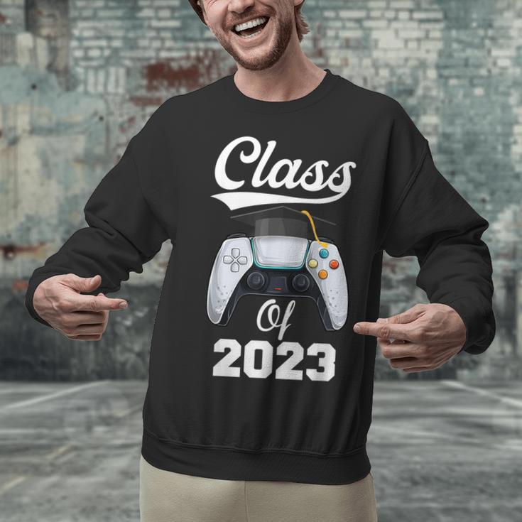 Class Of Gamer 2023 Shirt Graduation Game Boy Graduate Unisex Sweatshirt