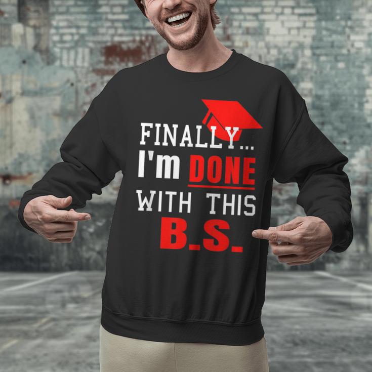 College GraduationShirt Senior Finally Done Unisex Sweatshirt
