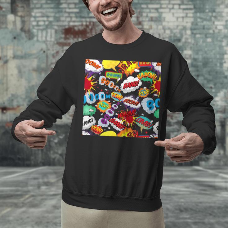 Comic Book Pop Art Modern Fun Unisex Sweatshirt
