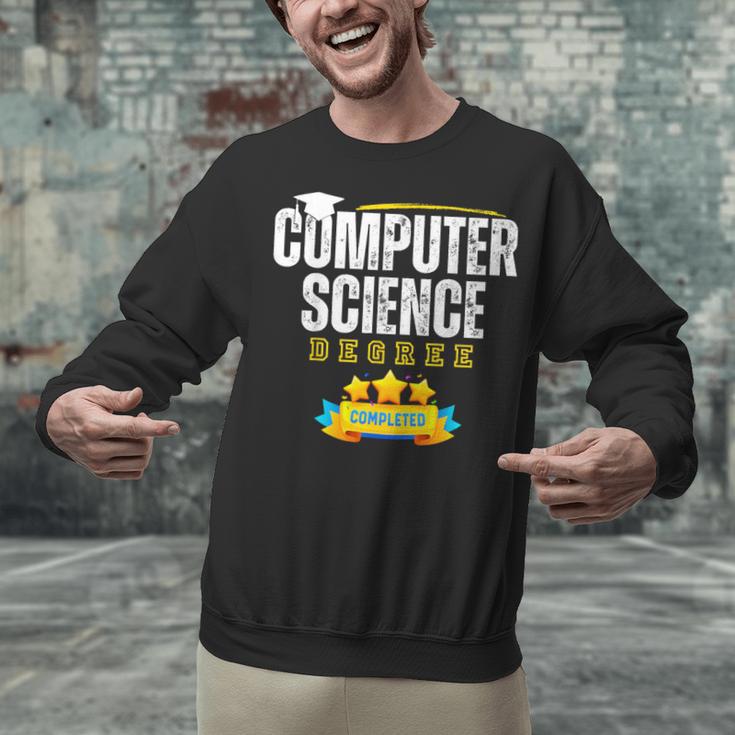 Computer Science Degree Graduation Senior Celebration Grad Unisex Sweatshirt