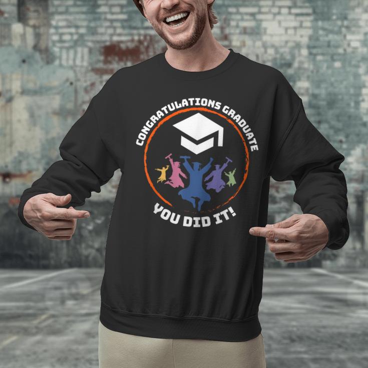 Congratulations Graduate You Did It Class Of 2024 Graduation Unisex Sweatshirt