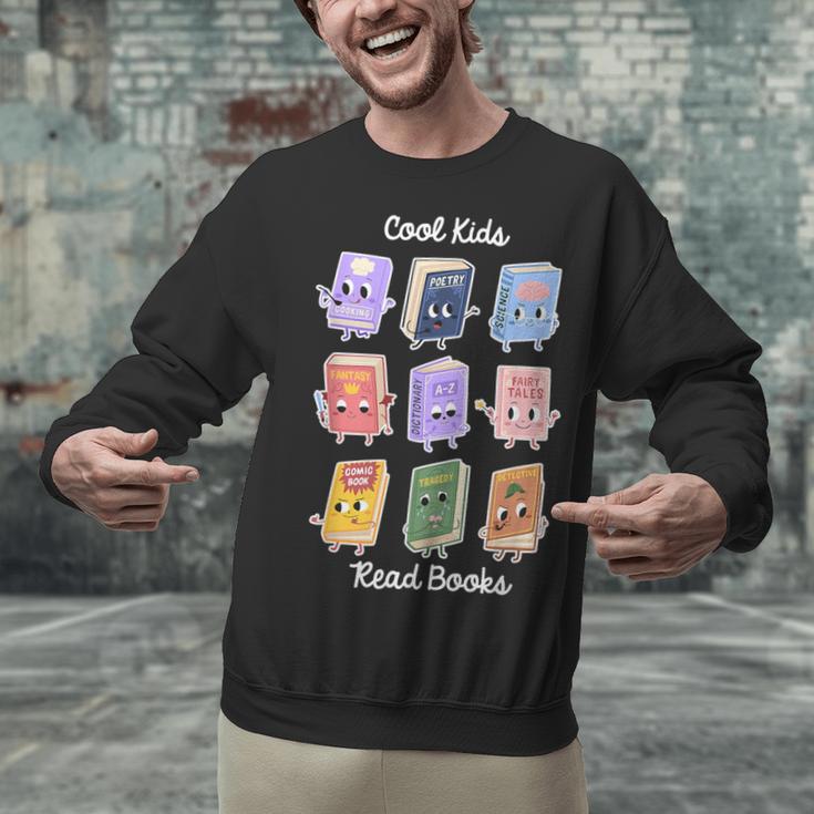 Cool Kids Read Books Apparel Unisex Sweatshirt
