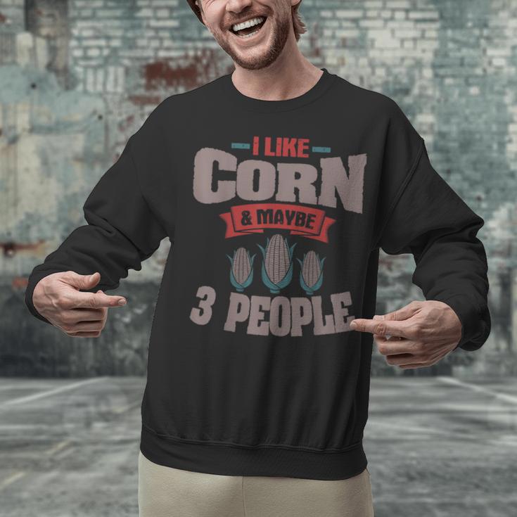 Corn Enthusiast Introvert Maize Farmer Planter Grower Unisex Sweatshirt Corn Enthusiast Introvert Maize Farmer Planter Grower Unisex Sweatshirt