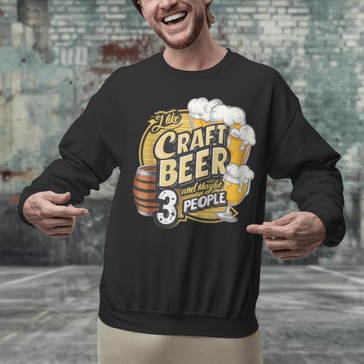 Craft Beer Lover Introverted & Hoppy Unisex Sweatshirt
