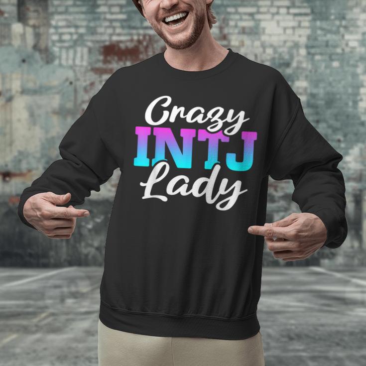 Crazy INTJ Lady Introvert Personality Unisex Sweatshirt Crazy INTJ Lady Introvert Personality Unisex Sweatshirt