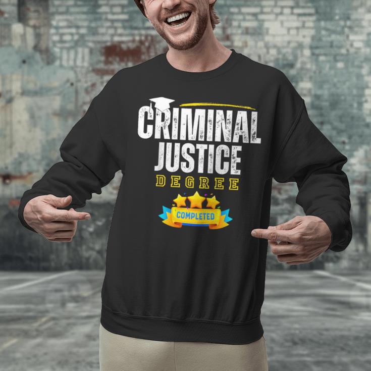 Criminal Justice Degree Graduation Senior Celebration Grad Unisex Sweatshirt