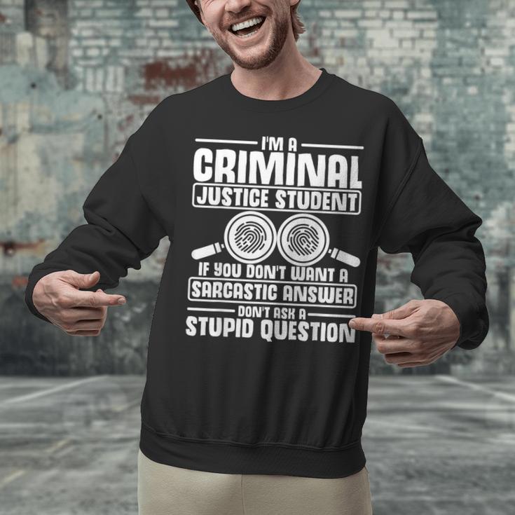 Criminal Justice Degree Graduation Criminal Justice Student Unisex Sweatshirt
