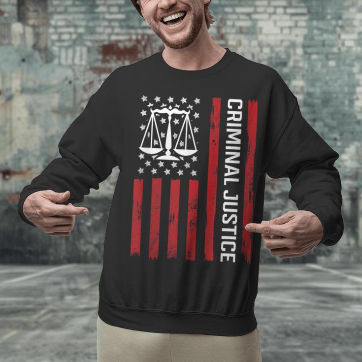 Criminal Justice Major College Student Graduate Graduation Unisex Sweatshirt