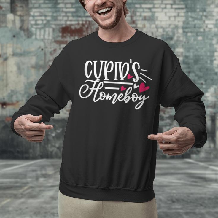 Cupid's Homebody Introvert Valentine's Day Home Unisex Sweatshirt Cupid's Homebody Introvert Valentine's Day Home Unisex Sweatshirt